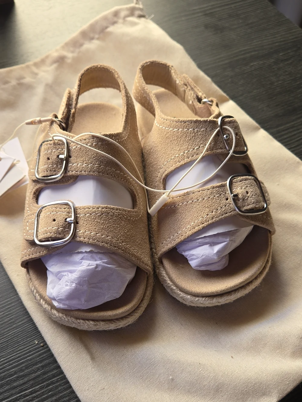 Zara leather sandals